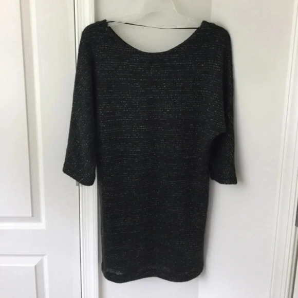 UO Sparkly green knit Sweater Dress - Picture 4 of 7